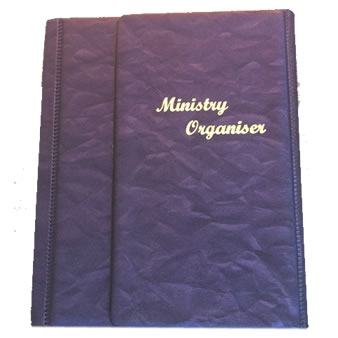 Ministry Organiser and Pad  - Purple