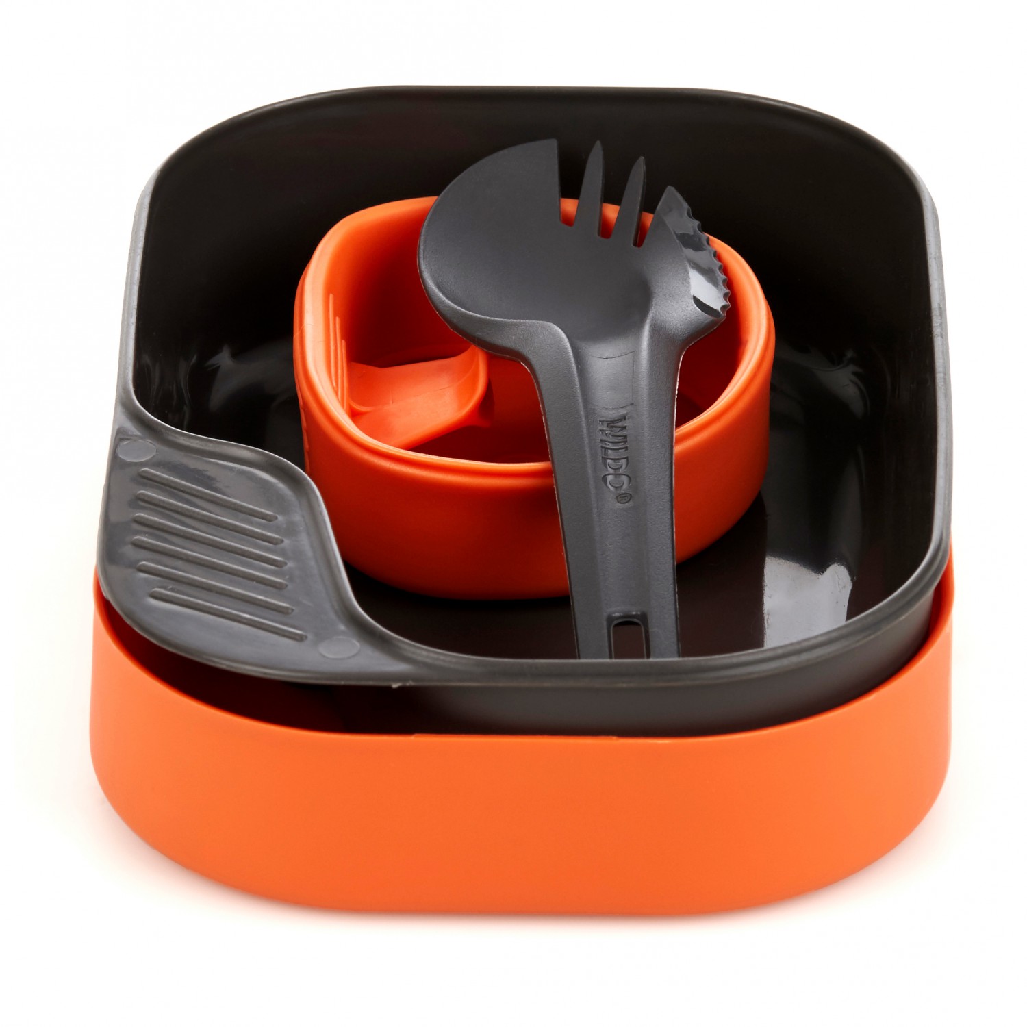 WILDO - Camp-A-Box Light - Set of dishes  - Orange