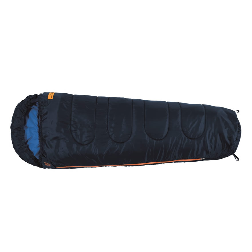 Easy Camp Junior Child Kids Camping Season 1/2 Warm Mummy Sleeping Bag  - BLUE